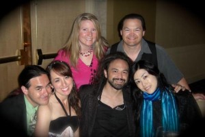 Extending the family:  Erik & Toko (Shiiki) on right, Nathan & Kristen (Shaw) top, and Jason & Jill (Trzcinski) left